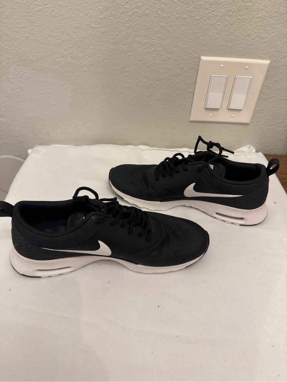 Nike Black/White Running Sneakers